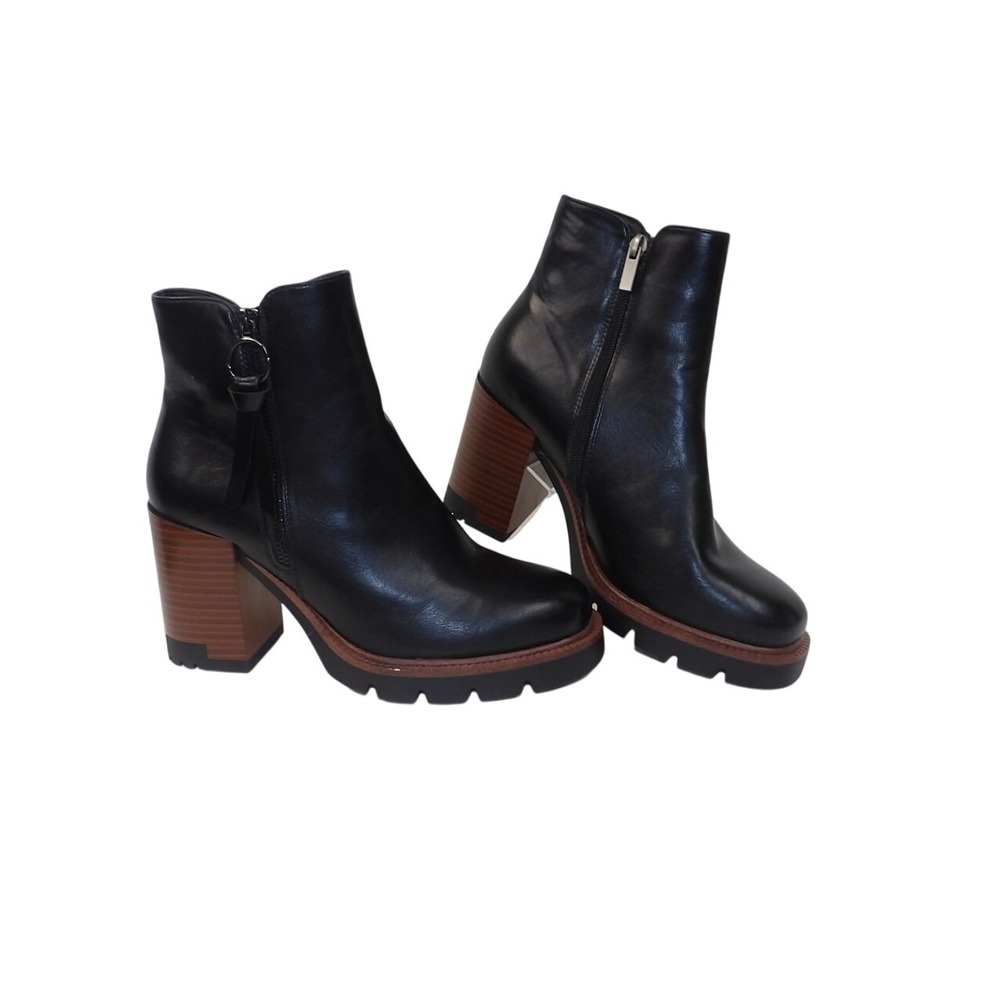 Spring Step Black Ankle Boots